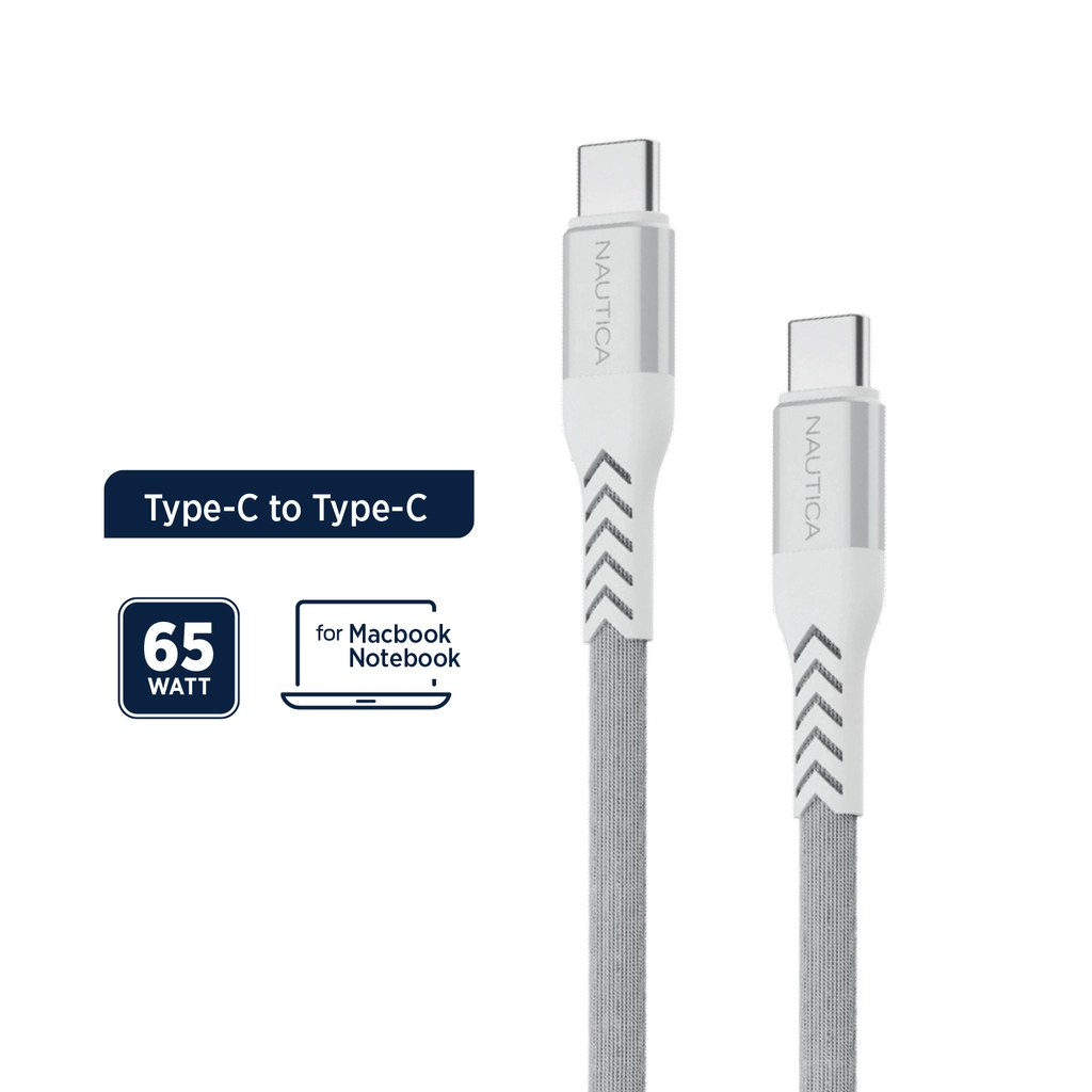 Nautica C400 Type-C Gri Şarj Kablosu Nautica C400 Type-C Gri Şarj Kablosu - الصورة 1