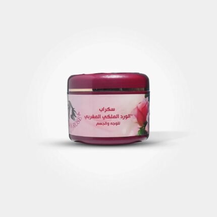 سكراب الورد المغربي الملكي بالعكر الفاسي – مقشر طبيعي للوجه والجسم