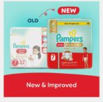Pampers بامبرز حفاضات ألتميت كومفورت بانتس الحجم 7، +20 كيلو غرام، مع الألوة فيرا وفيتامين اي، 32 قطعة 32 قطعة - Image 2